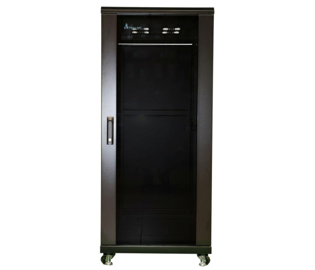 Extralink Szafa rack 27U 600x800mm czarna stojąca EX.11366 - 489496 - zdjęcie 2